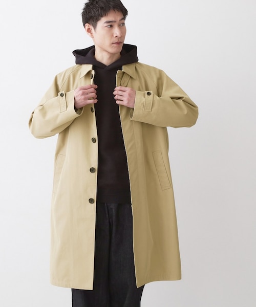 シャンブレートレンチコート　大きいサイズの方も　loungedress Loungedress】シャンブレートレンチコート | OUTLET(アウトレット