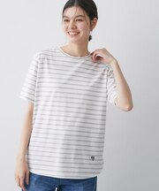 【洗える】半袖シャツテールカットソー