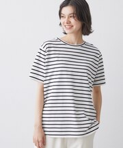 【洗える】半袖シャツテールカットソー