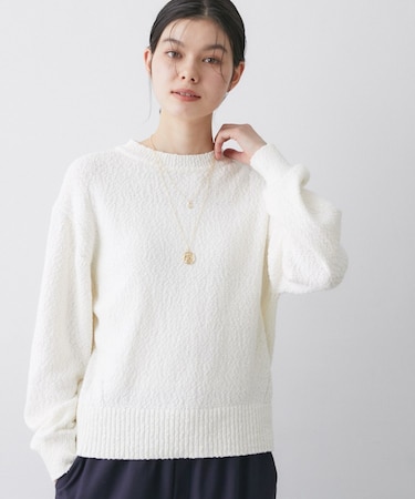 【洗える】ローゲージコットンニット