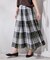 【ウエストゴム/洗える】映えチェック柄スカート