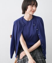 【2点セット/洗える】アンサンブルニット