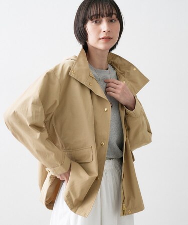 【撥水/2WAY】フーディーブルゾン