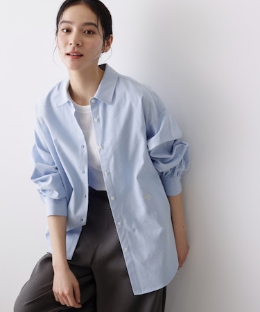 【洗える】ベーシックカラーシャツ