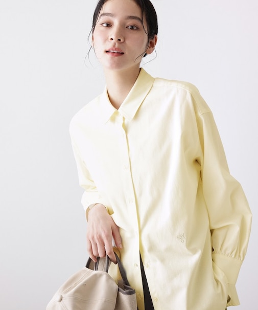 【洗える】ベーシックカラーシャツ