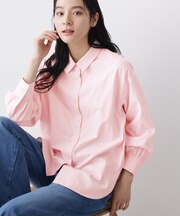 【洗える】ベーシックカラーシャツ