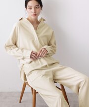 【2点セット・洗える】メランジツイルセットアップ