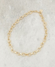 オーバルリングチェーンネックレス