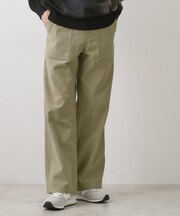 【ユニセックス/洗える】ベイカーツイルパンツ