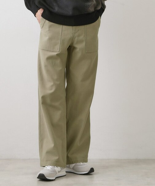 【ユニセックス/洗える】ベイカーツイルパンツ
