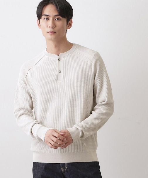 コットンワッフルニット