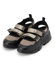 ダブルストラップスニーカーサンダル