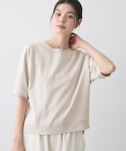 ミニ裏毛刺繍ロゴプルオーバー