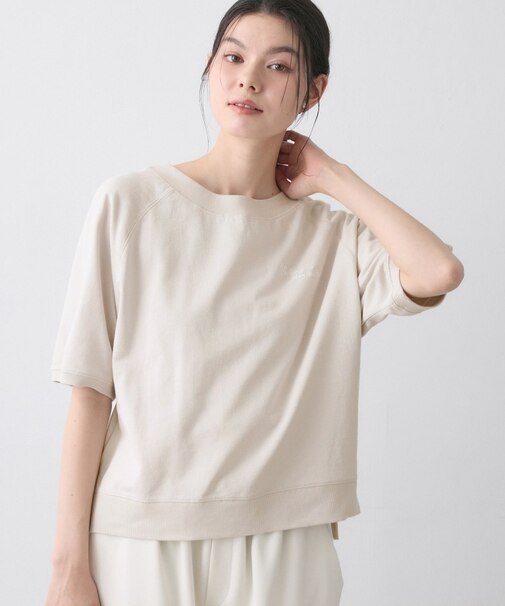 ミニ裏毛刺繍ロゴプルオーバー