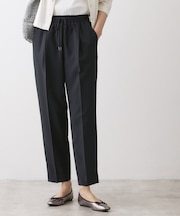 【接触冷感/ウエストゴム/洗える】イージーテーパードパンツ