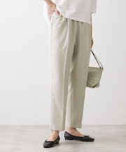 【接触冷感/ウエストゴム/洗える】イージーテーパードパンツ