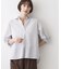 【洗える】スキッパーシャツブラウス