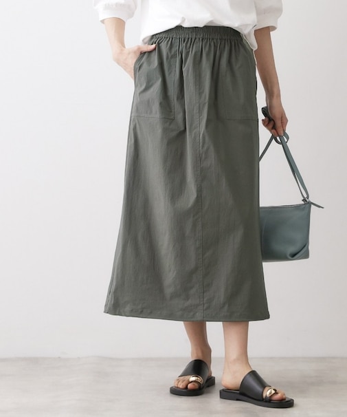 【洗える】ストレッチベイカースカート