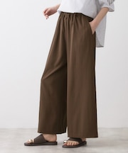 【吸汗速乾/ウエストゴム】リラクシーワイドパンツ