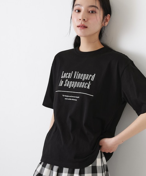 【洗える】オーガニックコットンロゴTシャツ