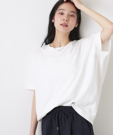 【洗える】ミニ裏毛ドルマンスリーブプルオーバー