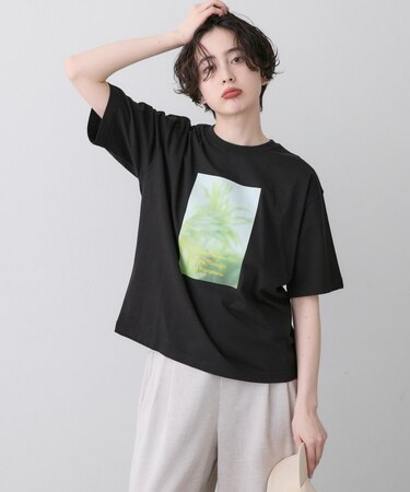 【洗える】オーガニック天竺フォトTシャツ