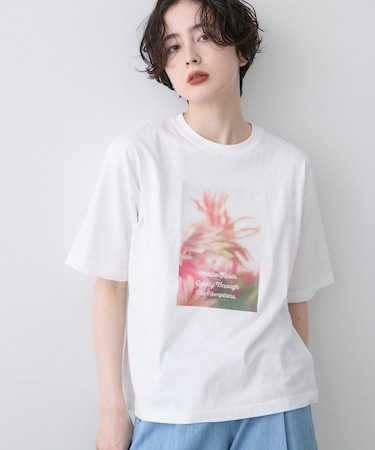 【洗える】オーガニック天竺フォトTシャツ