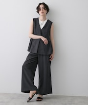 【2点セット/UVカット】ライトウエイトベスト＆パンツセット