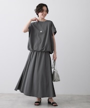 【2点セット/汗シミ防止】ミニ裏毛セットアップ