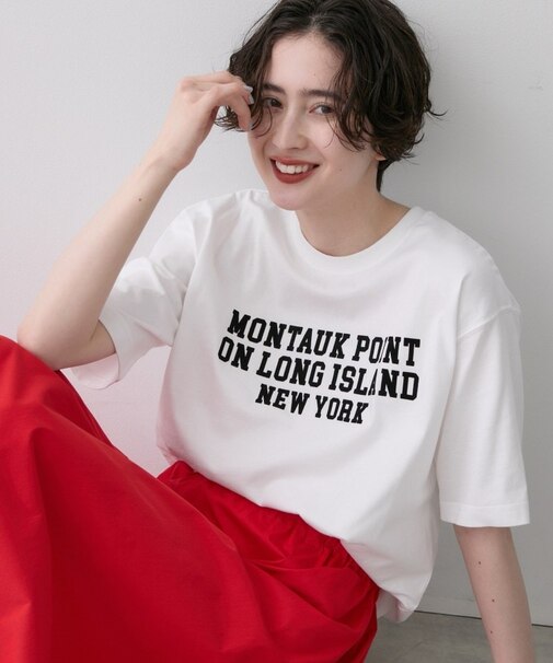 【ユニセックス/洗える】オーガニックロゴTシャツ