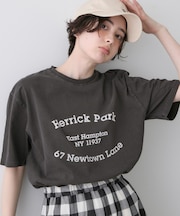 【ユニセックス/洗える】ピグメントロゴTシャツ