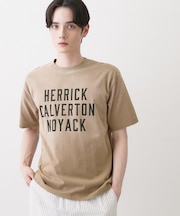 【洗える】ヴィンテージ加工 ロゴTシャツ