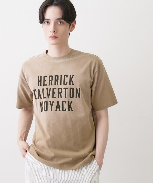 【洗える】ヴィンテージ加工 ロゴTシャツ