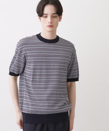 【洗える】日本製ニットTシャツ