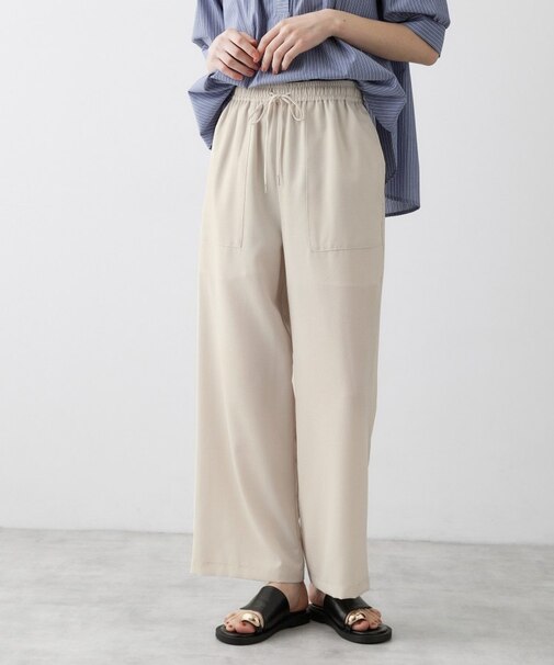 【セットアップ可/接触冷感/UVカット】イージーワイドパンツ