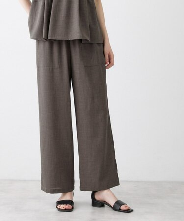 【セットアップ可/接触冷感/UVカット】イージーワイドパンツ