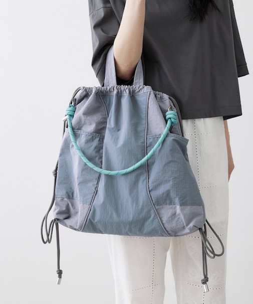 【2WAY/A4収納可】カラーコードナップトートバッグ