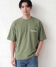 メッシュ素材 スポーティTシャツ