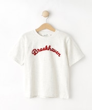 【リンクコーデ可/洗える】カラーネップロゴTシャツ