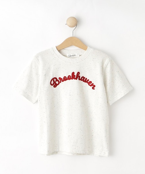【リンクコーデ可/洗える】カラーネップロゴTシャツ