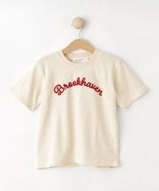 【リンクコーデ可/洗える】カラーネップロゴTシャツ