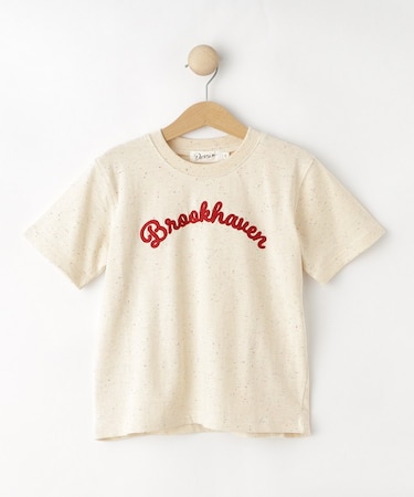 【リンクコーデ可/洗える】カラーネップロゴTシャツ