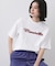 ロゴ刺繍ミニ裏毛Ｔシャツ