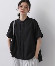 【高通気/セットアップ可】ドロストフレンチスリーブシャツ