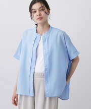 【高通気/セットアップ可】ドロストフレンチスリーブシャツ