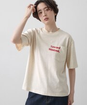 カラーネップ ポケットTシャツ