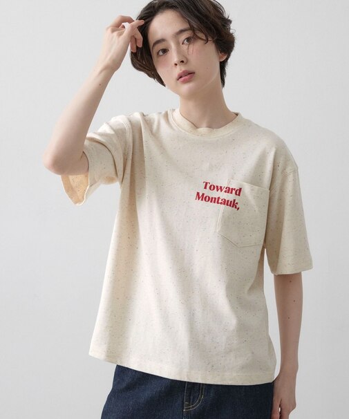 カラーネップ ポケットTシャツ