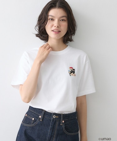 UMAO×Dessinコラボ 刺繍Tシャツ