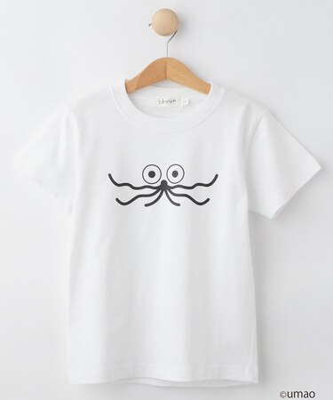 UMAO×Dessinコラボ プリントフェイスTシャツ