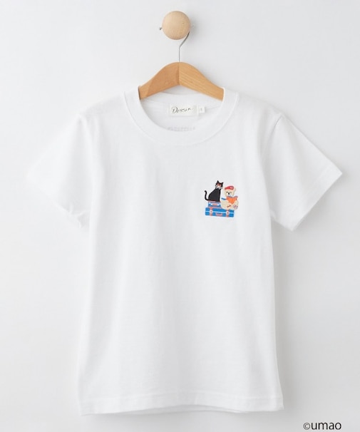 UMAO×Dessinコラボ 刺繍Tシャツ